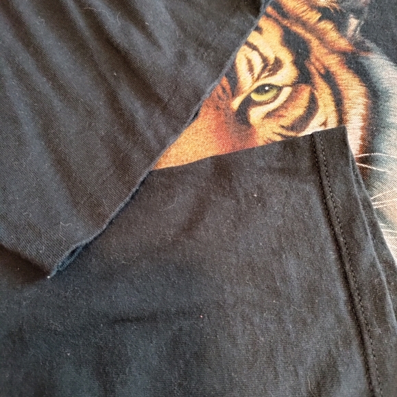 1992 vintage single stitch tiger nature extra large t-shirt - Picture 4 of 7